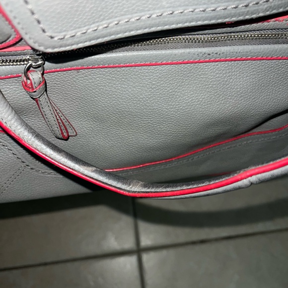 Coach Poppy Edgestain Large Flap Satchel Handbag TLC - Picture 8 of 12